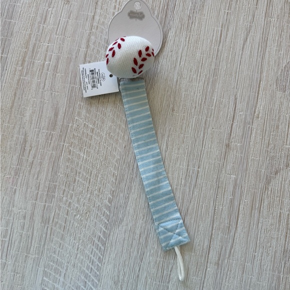 Baseball Pacifier Clip - Picture 2 of 3